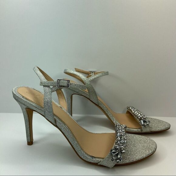 Jewel Badgley Mischka Heel Sandals - Picture 11 of 13